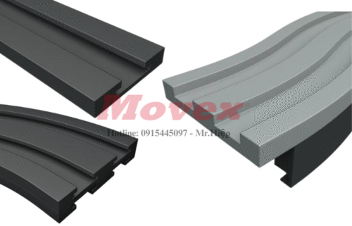 Băng tải xích nhựa Movex 880 Tab Flat Top (mã P11110102) Cơ cong