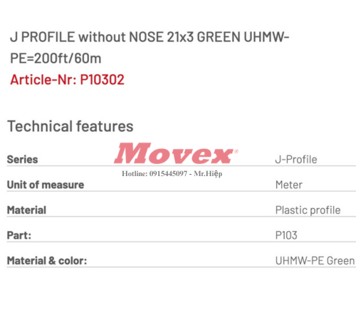 Nẹp nhựa J-Profile P10302 5 6