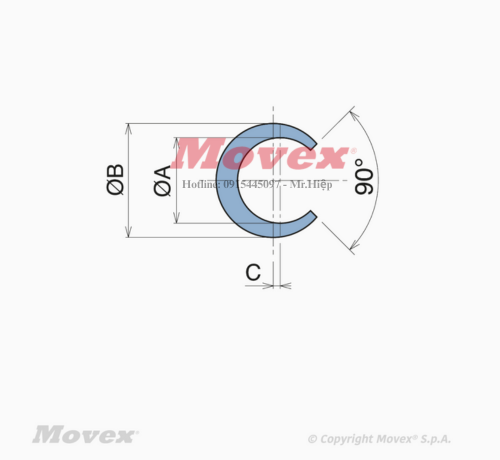 Nẹp nhựa Round Profile - P16603B 2